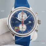 Swiss Replica IWC Portugieser Yacht Club Chronograph Cal89361 Blue Dial Watch